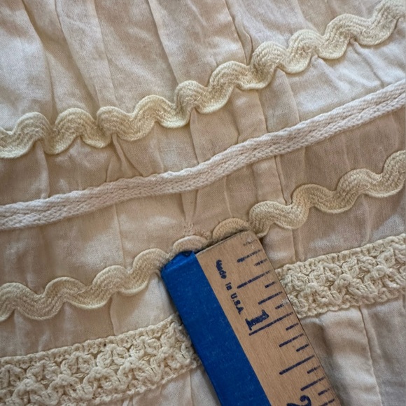 For The Republic pale yellow  skirt Size 10 (z) - Picture 10 of 12